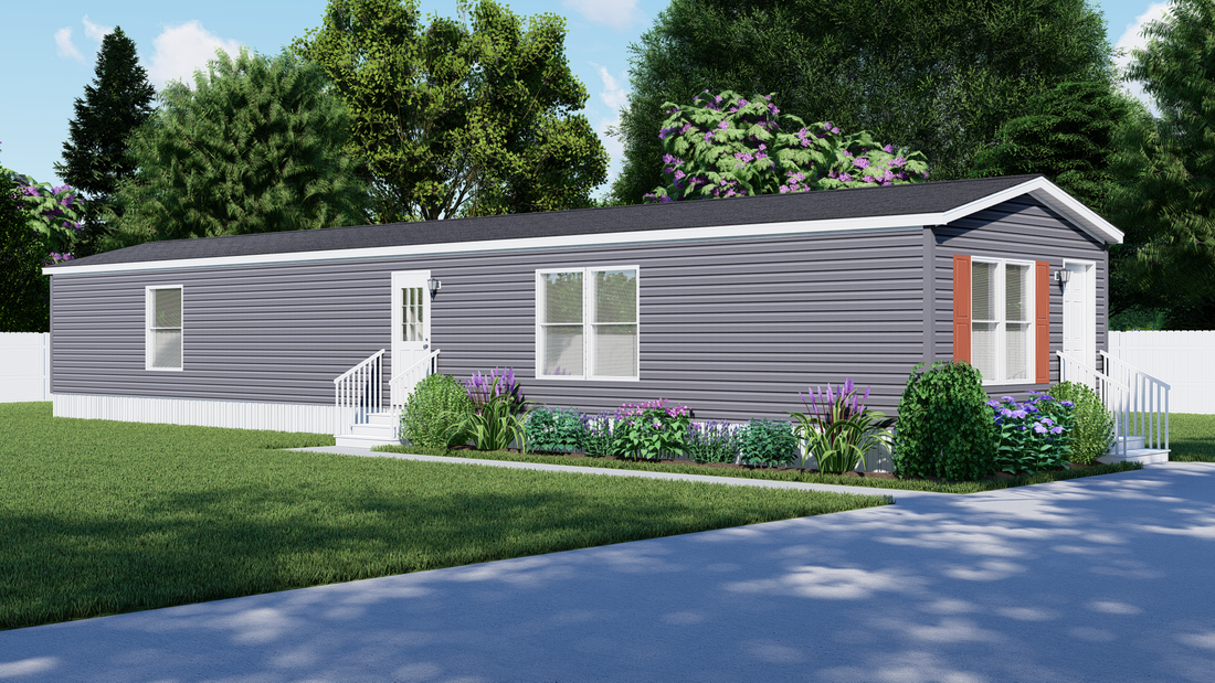 The LAWRENCE 7016-707 Exterior. This Manufactured Mobile Home features 3 bedrooms and 2 baths.