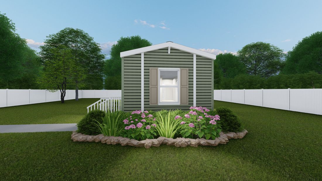 The ROTHROCK 4414-40 Exterior. This Manufactured Mobile Home features 1 bedroom and 1 bath.