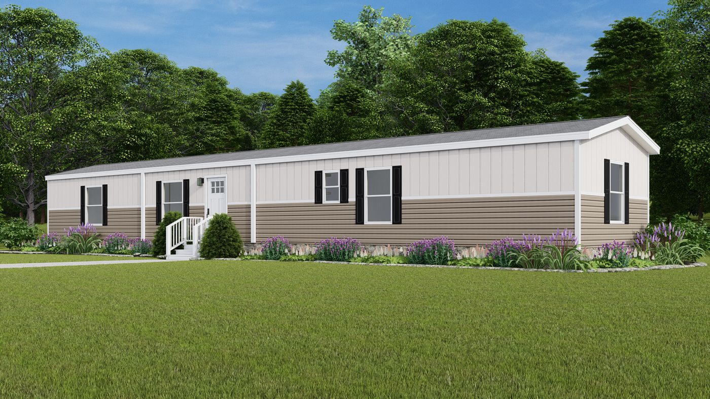 The VOYAGE Exterior. Southern Ranch - Clay. This Manufactured Mobile Home features 3 bedrooms and 2 baths.